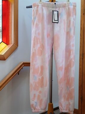 LAZYPANTS Watercolor Print Women's Sweatpants NWT
